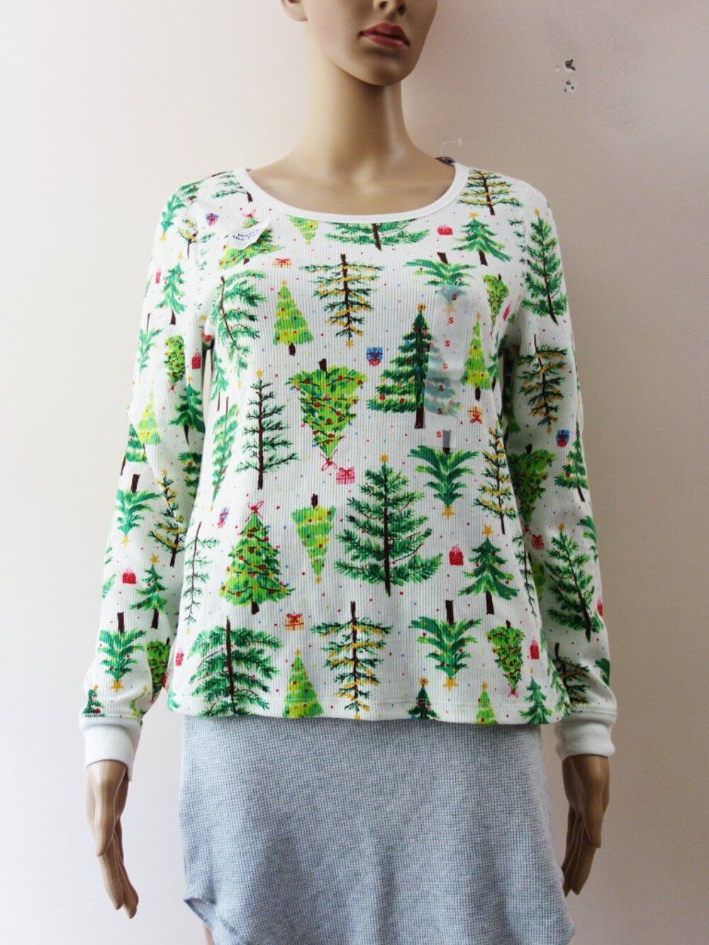NWT! Old Navy Printed Holiday Christmas Pajama top Green Size (S)